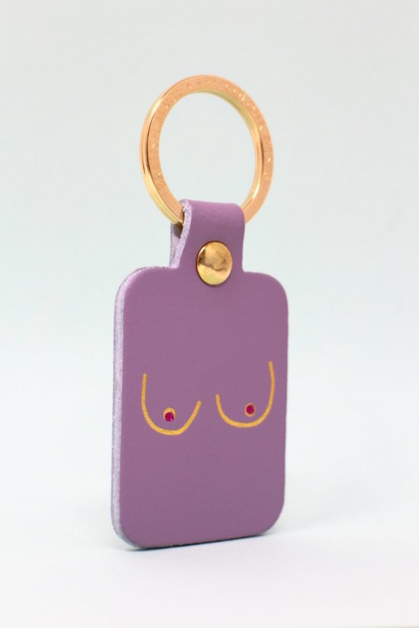 Boobs Schlüsselanhänger Lilac