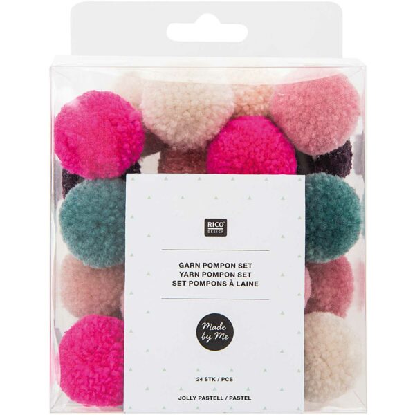 Garn Pompons 'Jolly Pastell' Rico Design