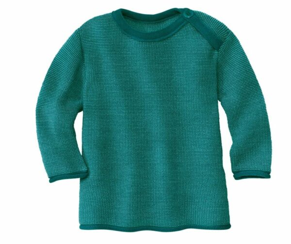 disana Melange-Pullover Merinowolle Baby diverse Farben - Einzelstücke – Bild 2