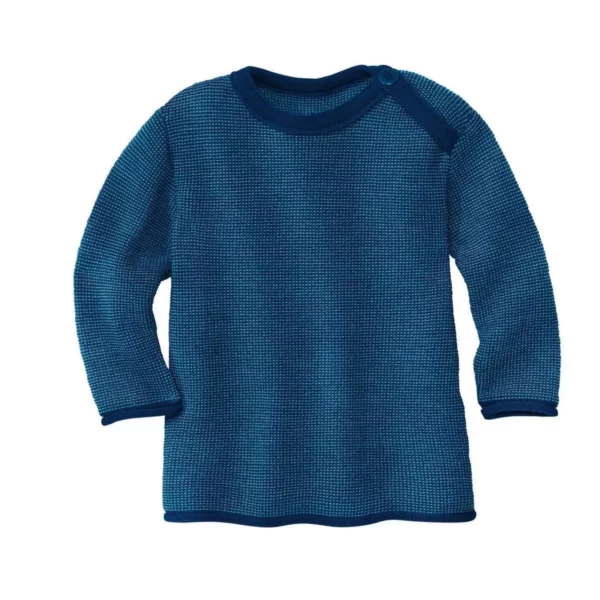 disana Melange-Pullover Merinowolle Baby diverse Farben - Einzelstücke – Bild 8