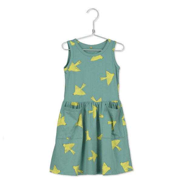 Kleid 'Birds/Light Blue' Lötiekids