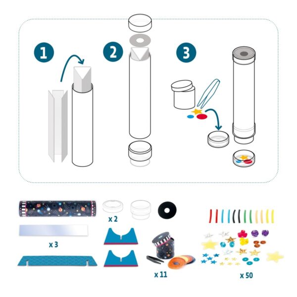DIY-Kaleidoskop 'Raumfahrt' djeco – Bild 2
