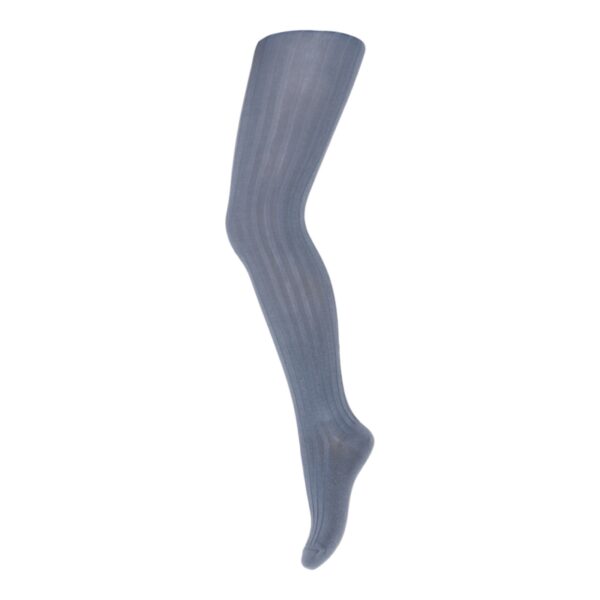 MP Denmark Cotton Rib Strumpfhose 'Stone Blue'