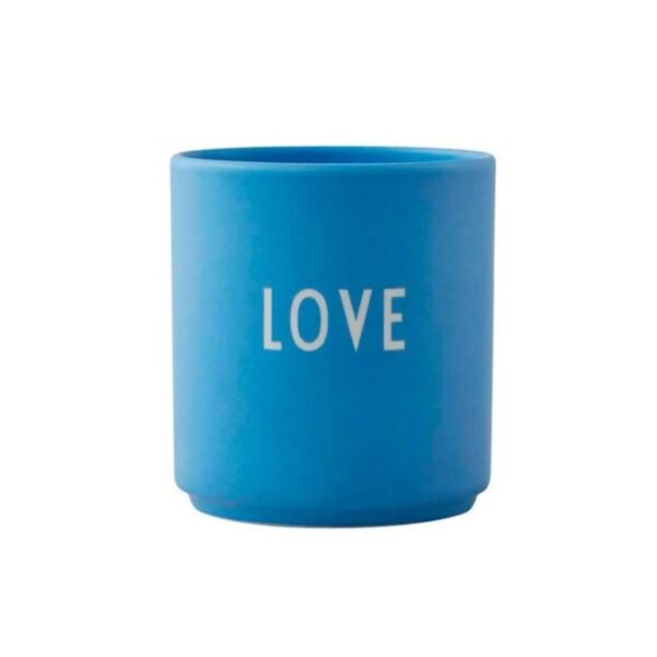 Design Letters Porzellanbecher 'LOVE'  (Sky Blue)