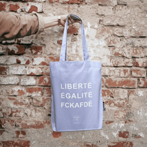 FCKAFDÉ Premium Tote Bag - Purple & Vanilla Ice von arrel